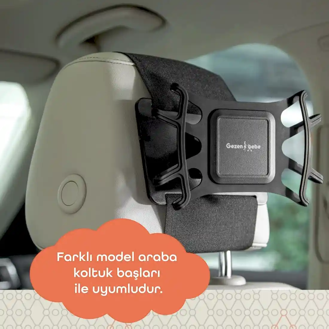 Gezenbebe Araç Koltuğu Tablet Tutucu