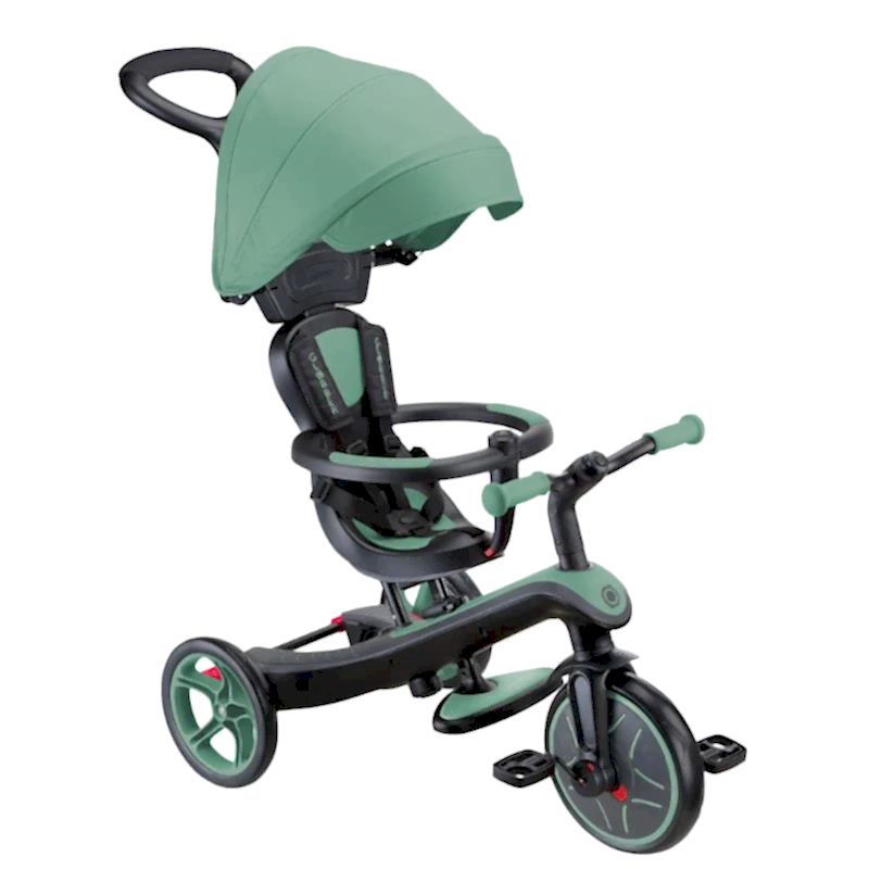 Globber Explorer 4in1 Trike Bisiklet - Zeytin Yeşili