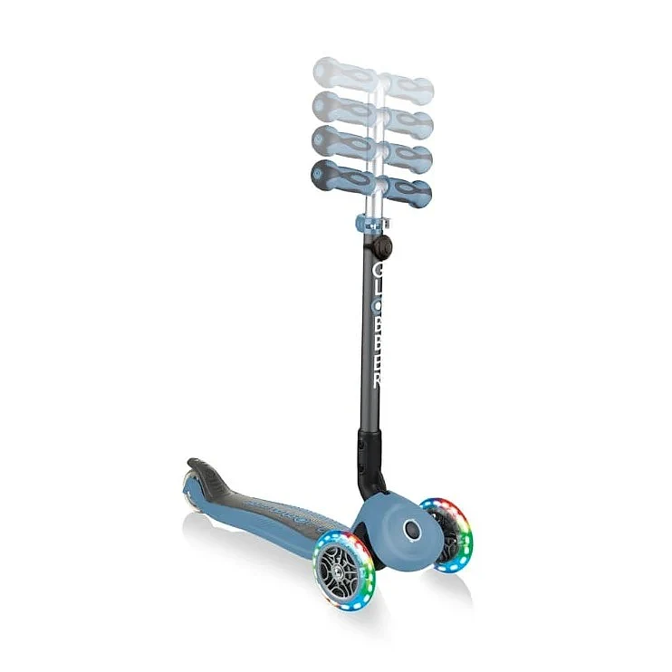 Globber Go Up Deluxe Işıklı Scooter - Pastel Mavi