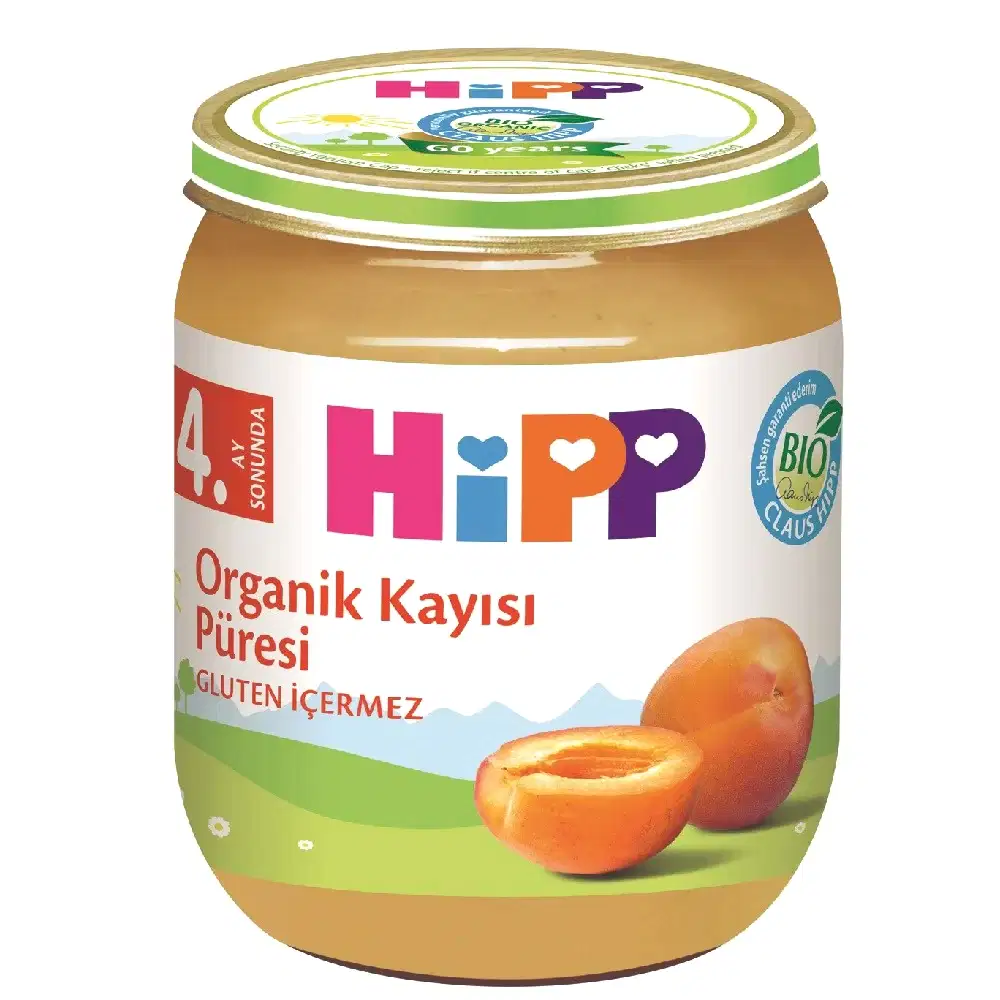 Hipp Organik Kayısı Püresi 125 gr