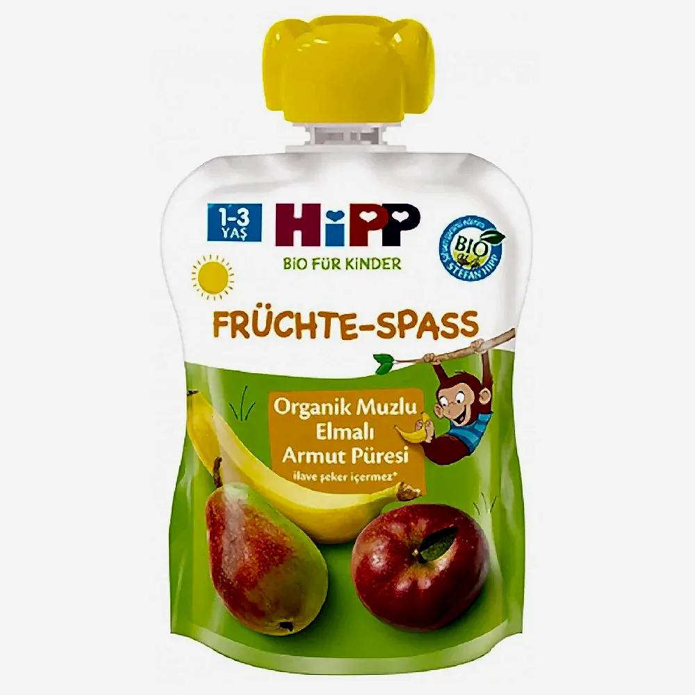 Hipp Organik Muzlu Elmalı Armut Püresi 100 gr STD