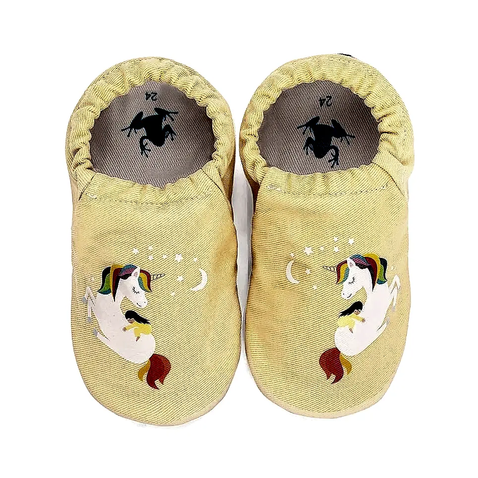 Hopfrög Unicorn Hyper Pastel Sarı Barefoot Akıllı Patik Sarı