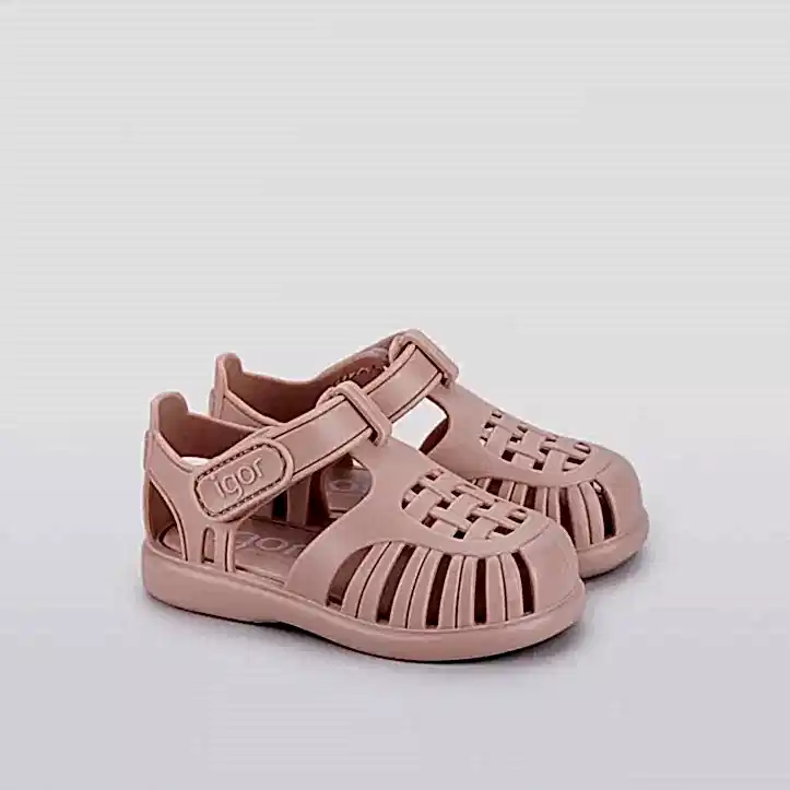 İgor Yazlık Çocuk Sandaleti Tobby Solid - Nude Pembe