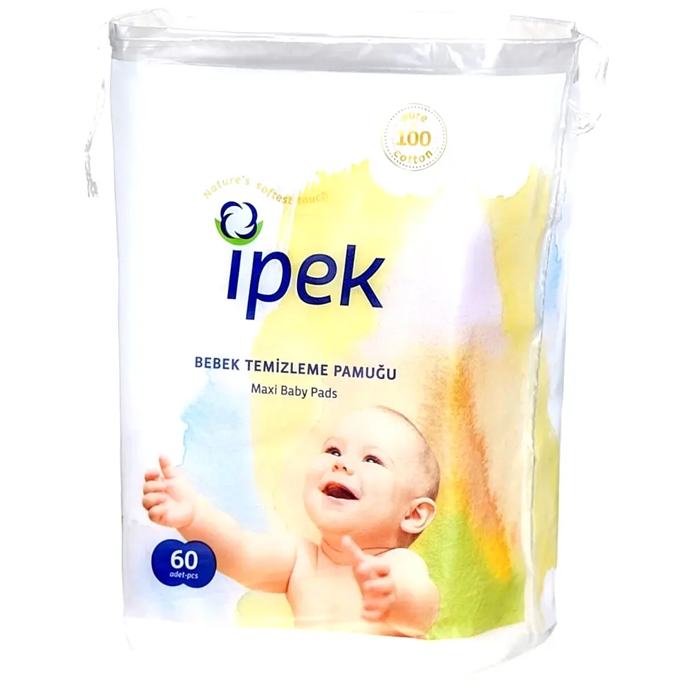 İpek Bebek Temizlik Pamuğu 60'lı STD