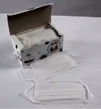 LA PANTE Lastikli Tek Kullanımlık 3 Katlı Telli Yetişkin Cerrahi Maske STD