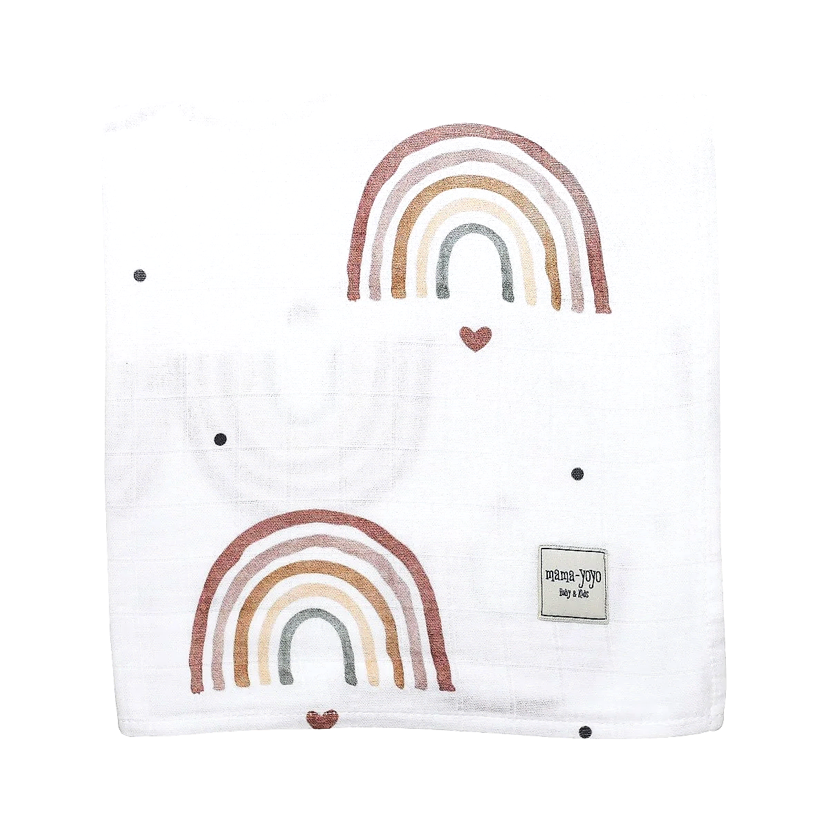 Mama Yoyo New Rainbow- Çok Amaçlı Organik Müslin Örtü 120*120