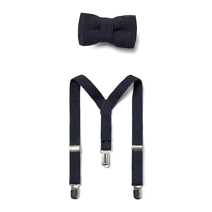 Mayoral Erkek Bebek Papyon Pantolon Askısı Set Lacivert