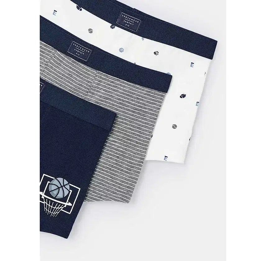 Mayoral Erkek Boxer Külot 3'lü Set Lacivert