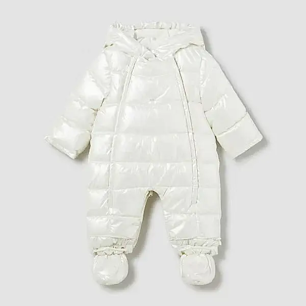 Mayoral Kışlık Bebek Astronot Kar Tulumu Ekru