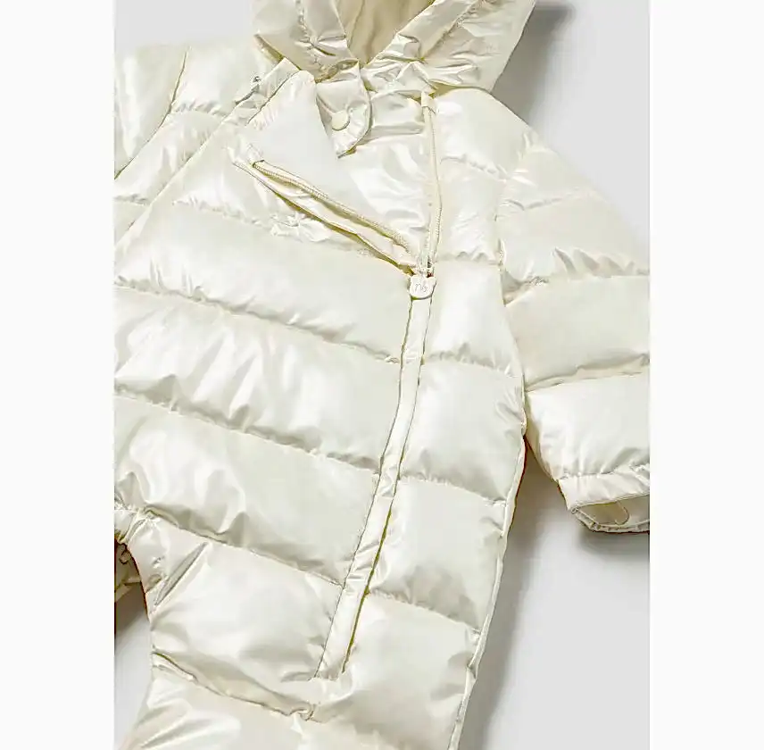 Mayoral Kışlık Bebek Astronot Kar Tulumu Ekru