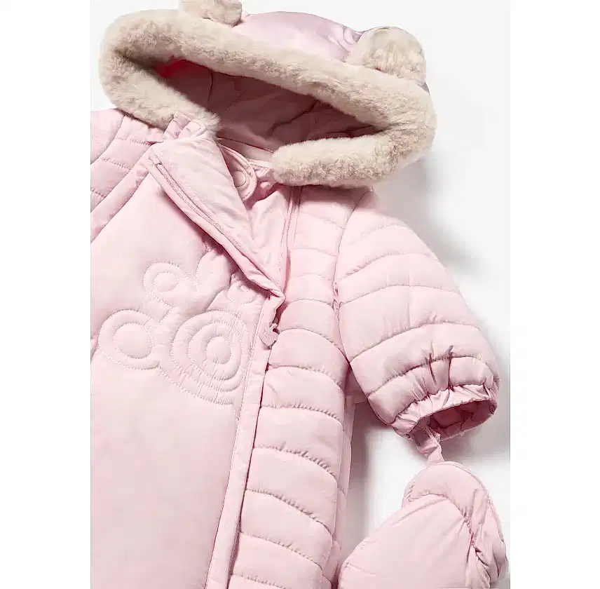 Mayoral Kışlık Bebek Astronot Kar Tulumu Pembe