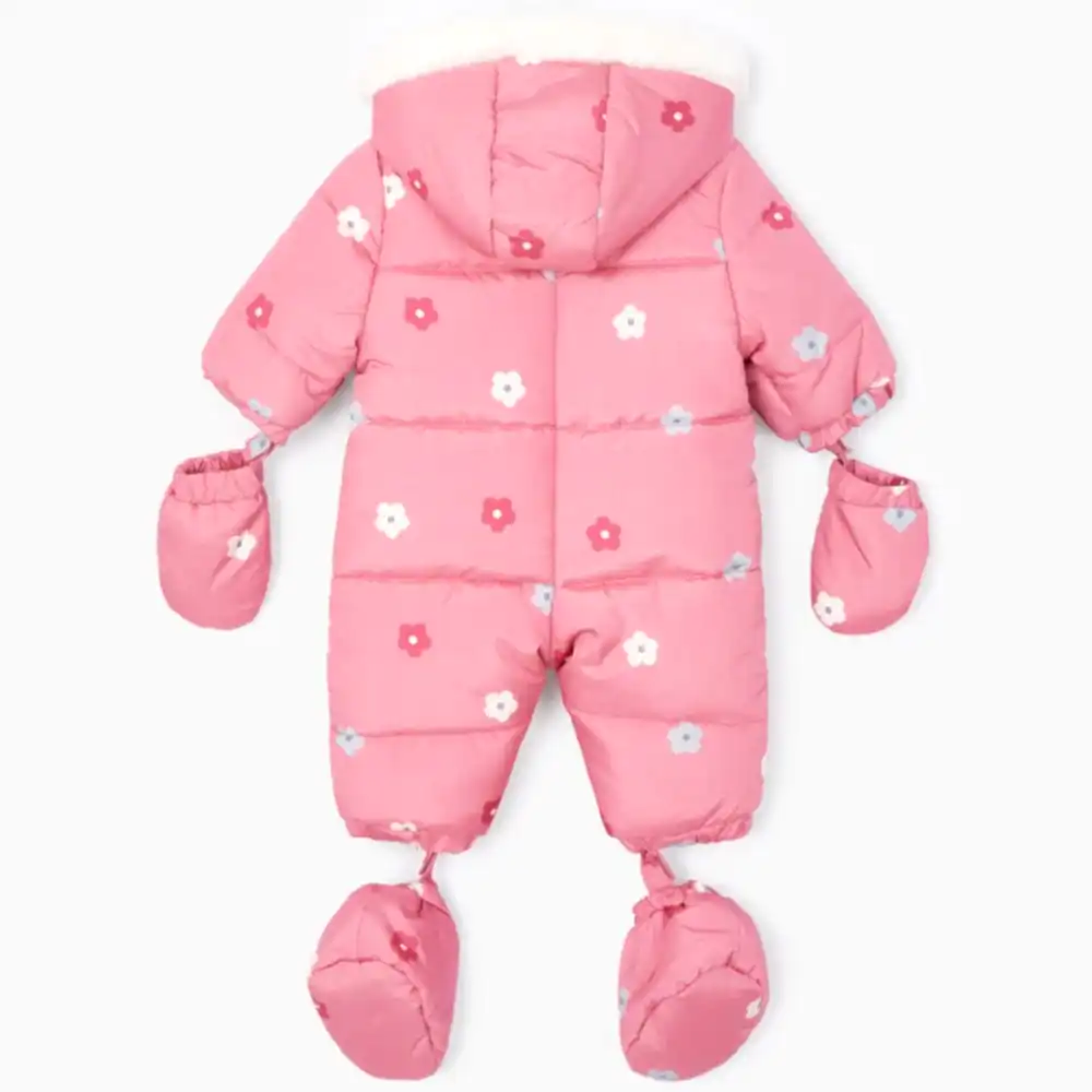 Mayoral Kışlık Bebek Kar Tulumu - Astronot Koyu Pembe