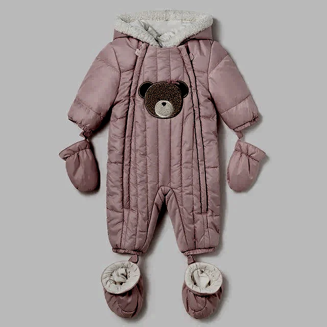 Mayoral Kışlık Bebek Kar Tulumu - Astronot Pembe