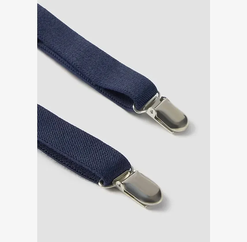 Mayoral Kışlık Erkek Bebek Şapka Papyon Askı Set Lacivert