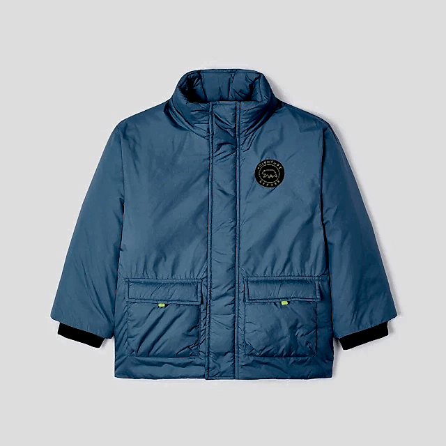 Mayoral Kışlık Erkek Dolgulu Mont Ceket Mavi