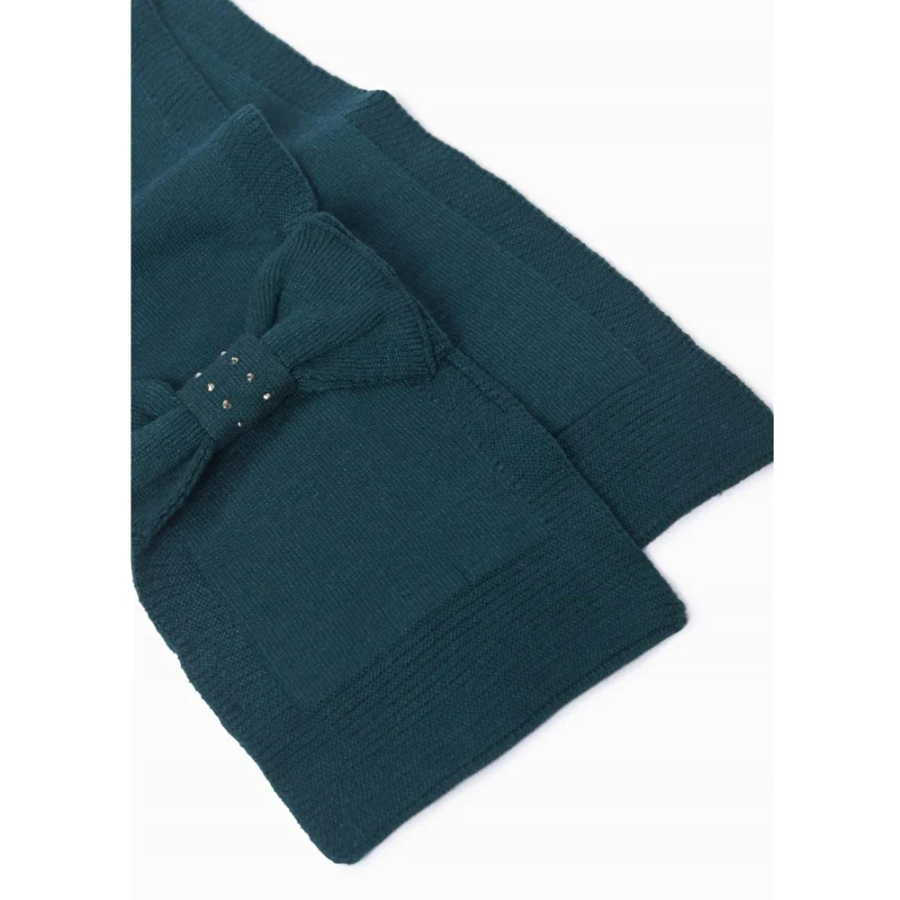 Mayoral Kışlık Kız Örme Atkı Bere Set Yeşil