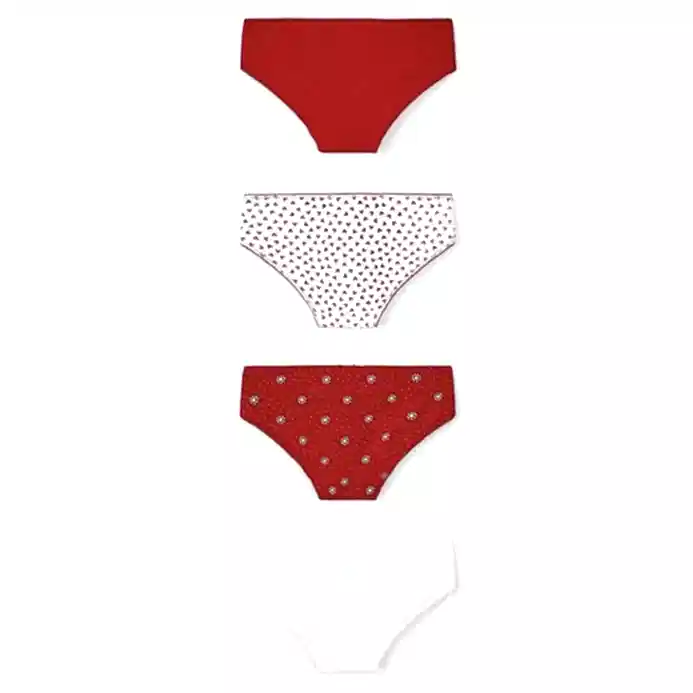 Mayoral Kız Külot 4'lü Set Kırmızı