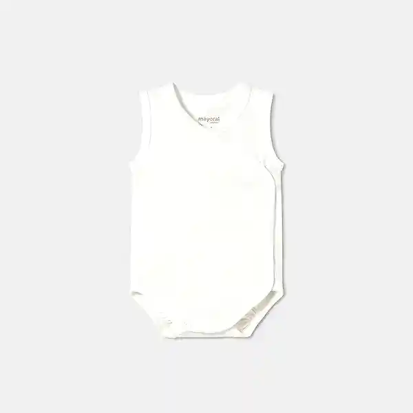 Mayoral Yazlık Bebek Kolsuz Body Ekru