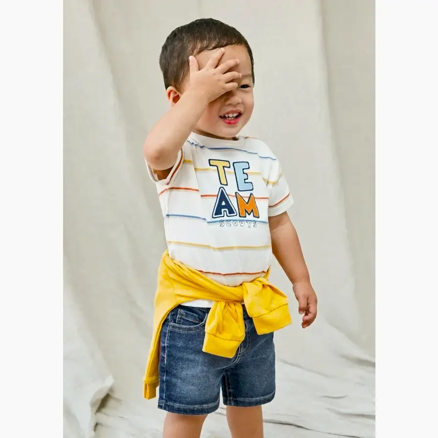 Mayoral Yazlık Erkek Bebek Denim Şort Lacivert