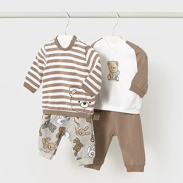 Mayoral Yazlık Erkek Bebek Eşofman 4'lü Set Bej