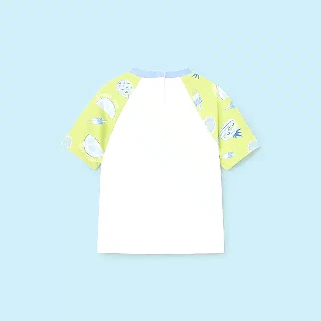 Mayoral Yazlık Erkek Bebek Kısa Kol T-shirt Mayo Açık Yeşil