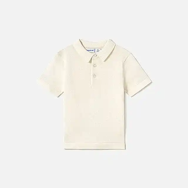 Mayoral Yazlık Erkek Bebek Polo Kısa Kol Bluz Ekru
