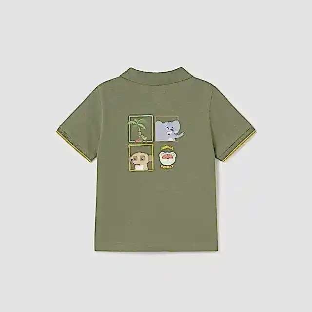 Mayoral Yazlık Erkek Bebek Polo Kısa Kol Bluz Yeşil