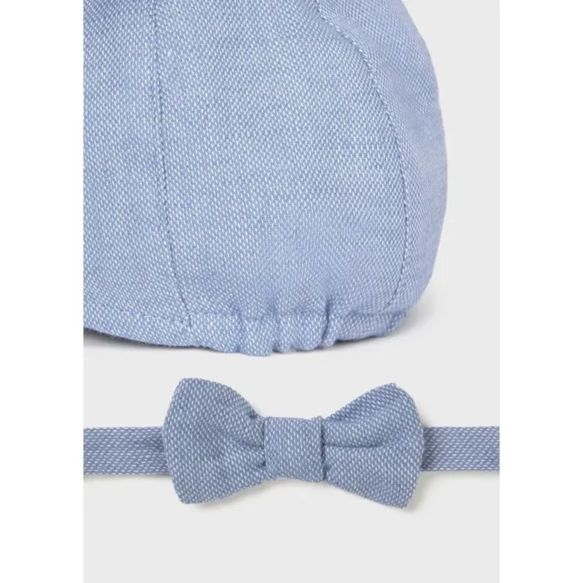 Mayoral Yazlık Erkek Bebek Şapka Papyon Set Mavi