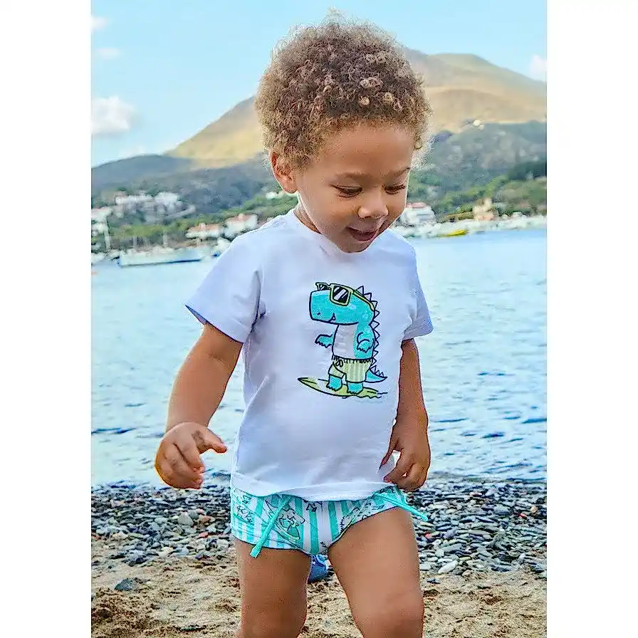 Mayoral Yazlık Erkek Bebek T-shit Mayo 2'li Set Yeşil