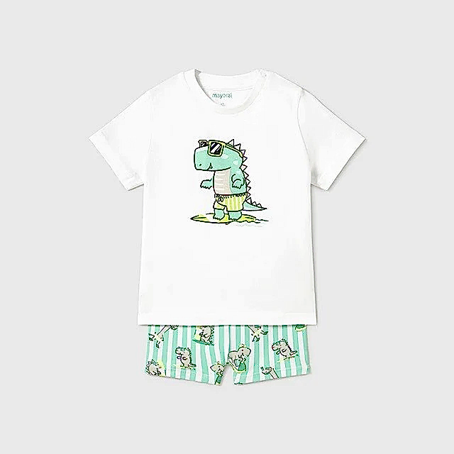 Mayoral Yazlık Erkek Bebek T-shit Mayo 2'li Set Yeşil