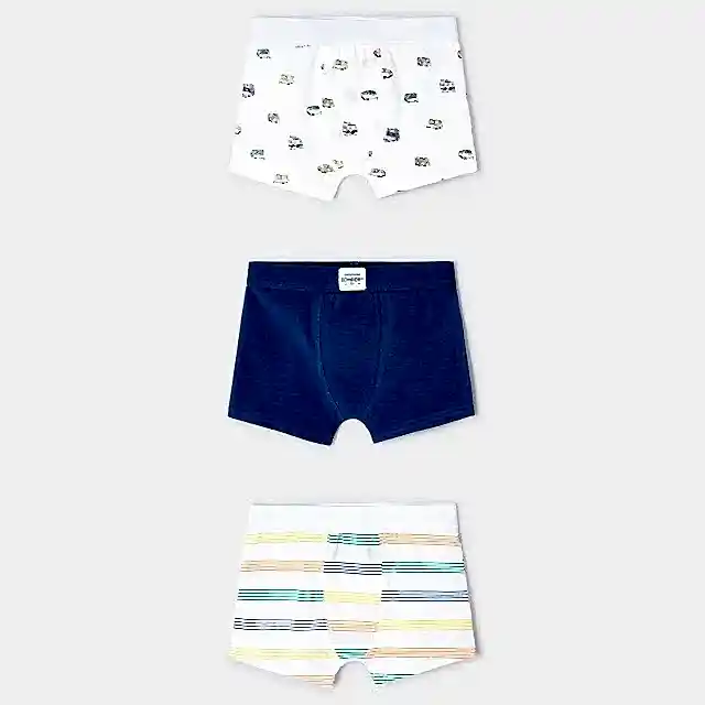 Mayoral Yazlık Erkek Boxer Külot 3'lü Set Mavi