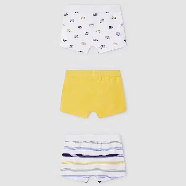 Mayoral Yazlık Erkek Boxer Külot 3'lü Set Sarı