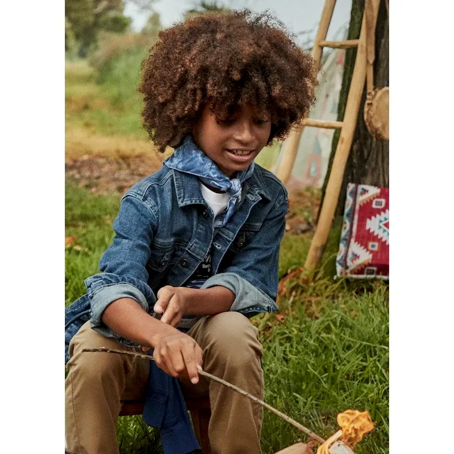 Mayoral Yazlık Erkek Denim Ceket Mavi