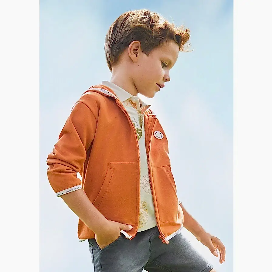 Mayoral Yazlık Erkek Kapşonlu Ceket Turuncu