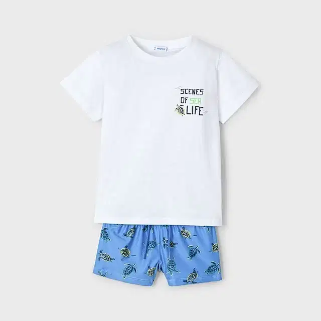 Mayoral Yazlık Erkek T-shirt Mayo 2'li Set Mavi