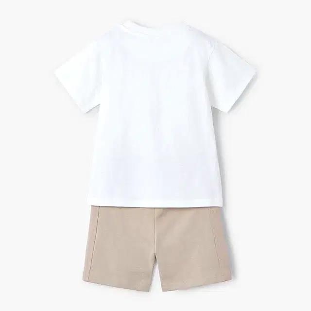 Mayoral Yazlık Erkek T-shirt Şort 2'li Set Beyaz