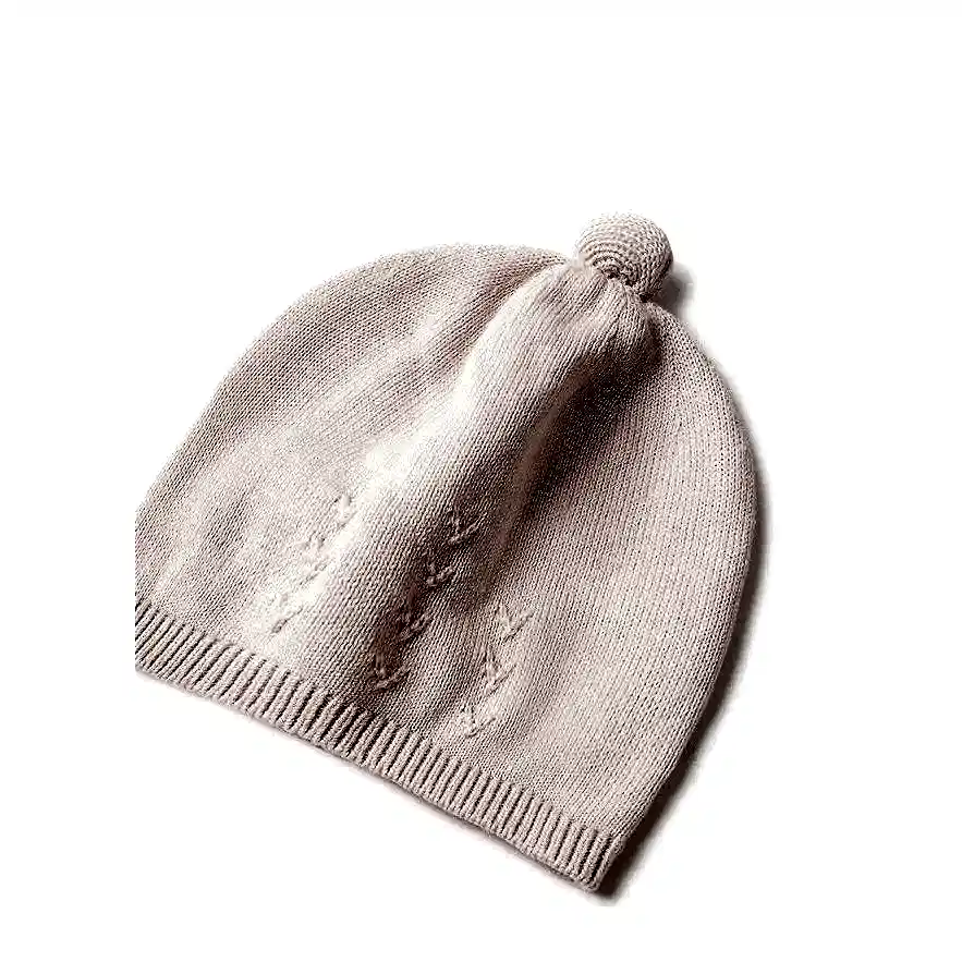 Mayoral Yazlık Kız Bebek Örme Şapka Pembe