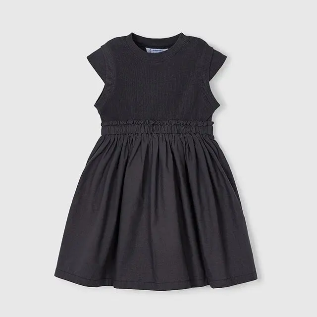 Mayoral Yazlık Kız Elbise Siyah