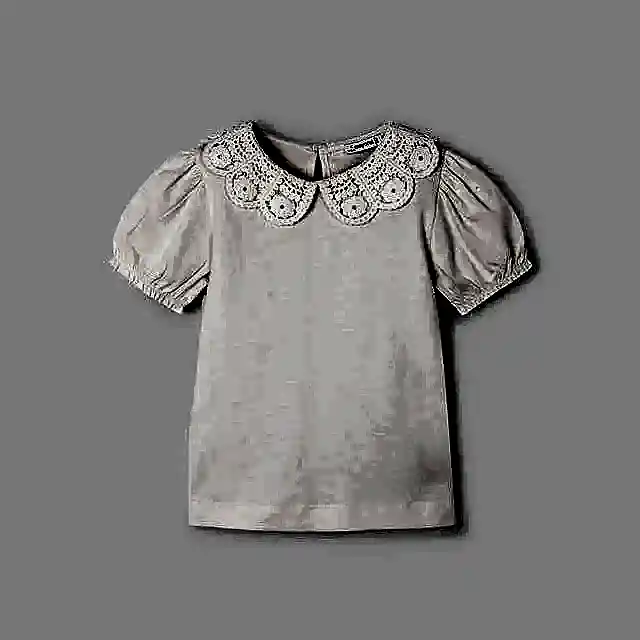 Mayoral Yazlık Kız Kısa Kol Bluz Ekru