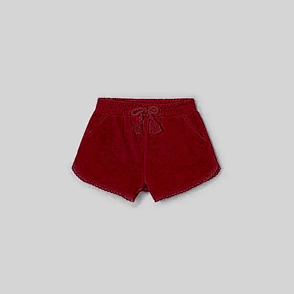 Mayoral Yazlık Kız Penye Şort Kırmızı
