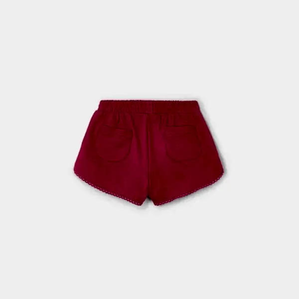 Mayoral Yazlık Kız Penye Şort Kırmızı