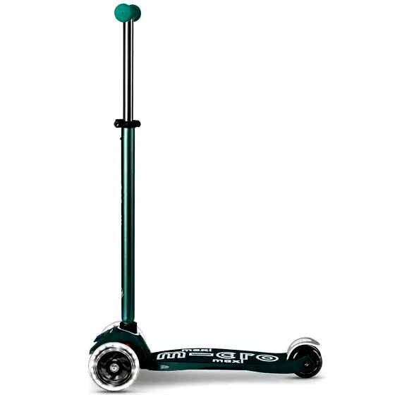Micro Maxi Micro Deluxe ECO LED 3 Tekerlekli Scooter Yeşil