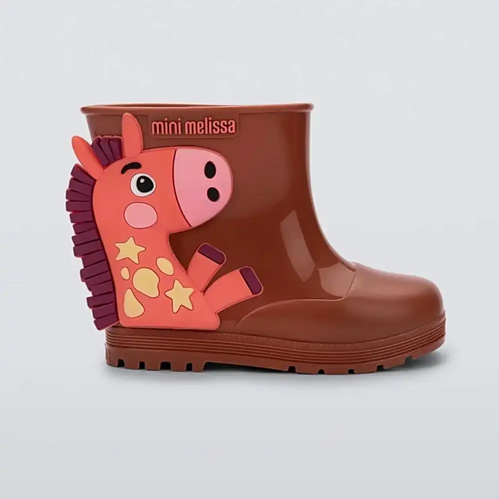 Mini Melissa Kız Bebek Welly Wonderland Bot Kahverengi