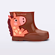 Mini Melissa Kız Bebek Welly Wonderland Bot Kahverengi