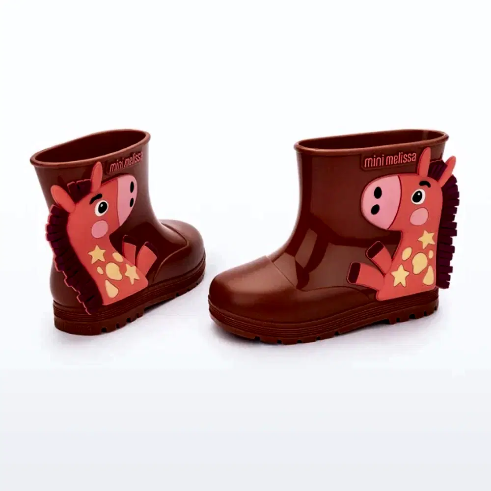 Mini Melissa Kız Bebek Welly Wonderland Bot Kahverengi
