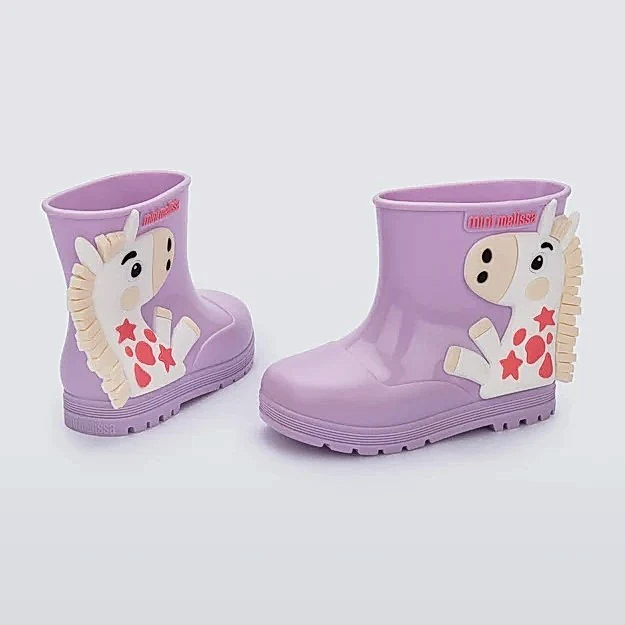 Mini Melissa Kız Bebek Welly Wonderland Bot Lila