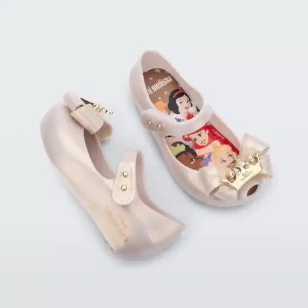Mini Melissa Ultragirl Bebek Sandaleti Disney Prenses Bej