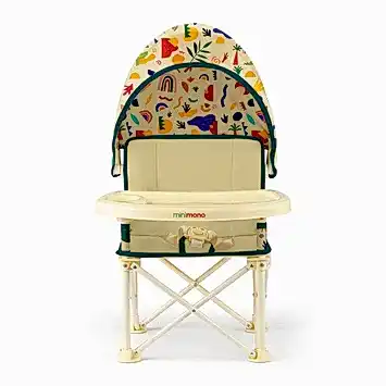Minimono Tenteli Portatif  Mama Sandalyesi- Tropik