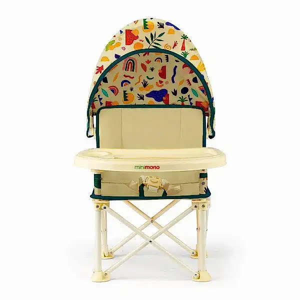 Minimono Tenteli Portatif Mama Sandalyesi- Tropik