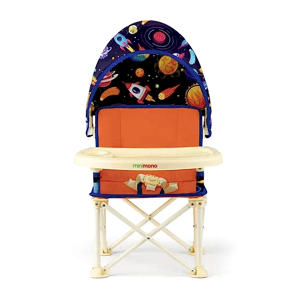 Minimono Tenteli Portatif Mama Sandalyesi - Uzay
